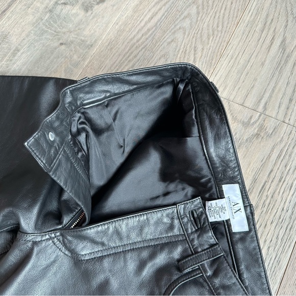 Armani exchange genuine, leather pants - Picture 10 of 10